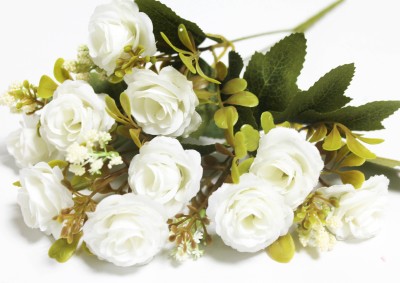 Б12232 Б/С Букет евро роз 10 голов"Конфитюр"5в.H36см(10микс)