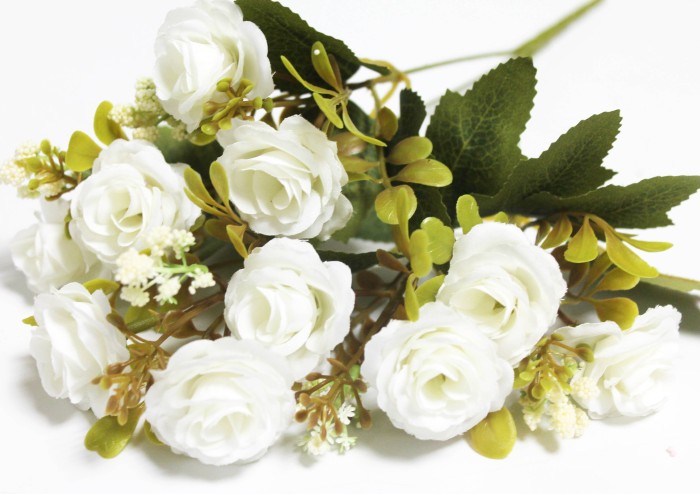 Б12232 Б/С Букет евро роз 10 голов"Конфитюр"5в.H36см(10микс)