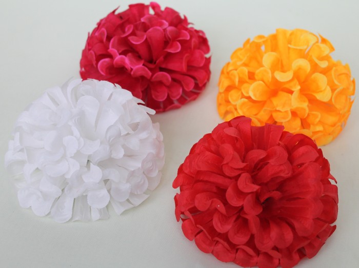 Г6850 Хризантема"Шар" 6 сл.хлопок d=14.5см(20/30/600шт)