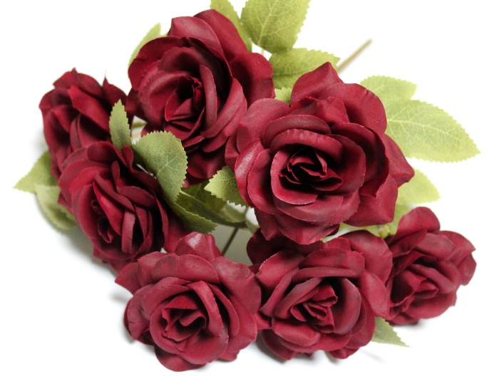 Б12233 Б/С Букет евро роз 7 голов"Джулия"H32см(10шт)