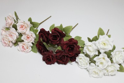 Б12233 Б/С Букет евро роз 7 голов"Джулия"H32см(10шт)