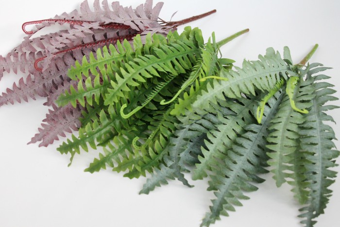 Б11653 Б/С Папорот.3 цвета 12 лист.из ткани"Багаторядник"51смН51см																					