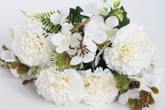 Б11742 Б/С Бук. по расцветкам гвоздики с гортенз."Модерн"Н42см(10микс)