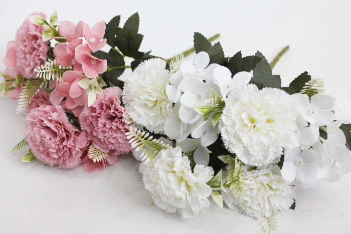 Б11742 Б/С Бук. по расцветкам гвоздики с гортенз."Модерн"Н42см(10микс)