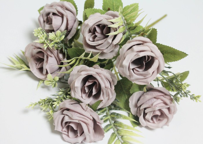 Б12234 Б/С Букет евро роз 7 голов"Джаззи"H37см(10микс)