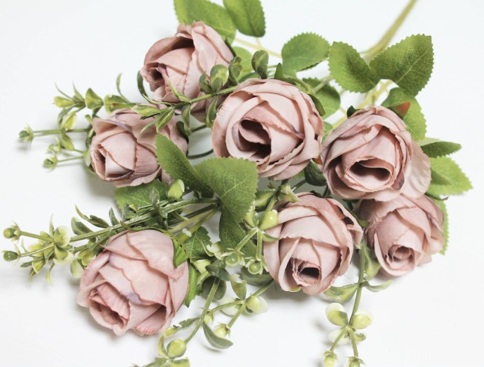 Б12235 Б/С Букет евро роз 7 голов"Мираж"H37см(10микс)