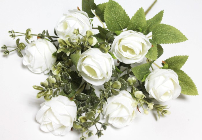 Б12235 Б/С Букет евро роз 7 голов"Мираж"H37см(10микс)