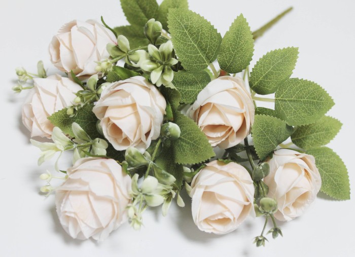 Б12235 Б/С Букет евро роз 7 голов"Мираж"H37см(10микс)