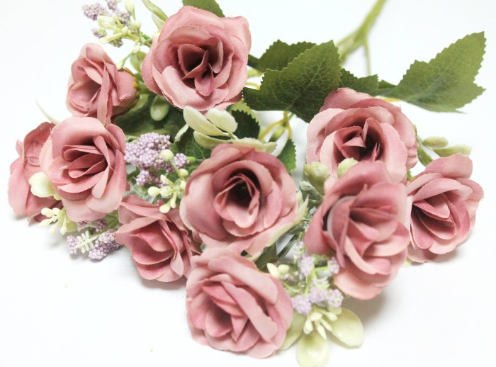 Б12236 Б/С Букет евро роз 10 голов"Беллини"H37см(10микс)