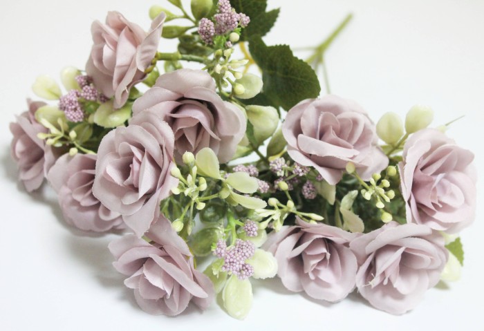 Б12236 Б/С Букет евро роз 10 голов"Беллини"H37см(10микс)