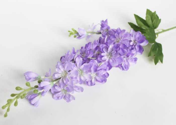 В11950 Б/С Дельфиниум 2 ветки многослойный 88см