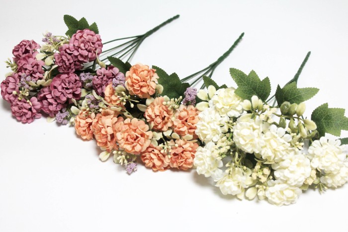 Б12237 Б/С Букет евро хризантем 10 голов"Медея"H37см(10микс)