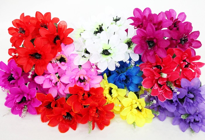 Б11954 Б/С Букет георгин 6гол."Печкин"36см(50микс)