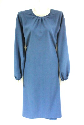 Р3845 Б/С Платье &quot;Лен&quot; с воротником хомут.