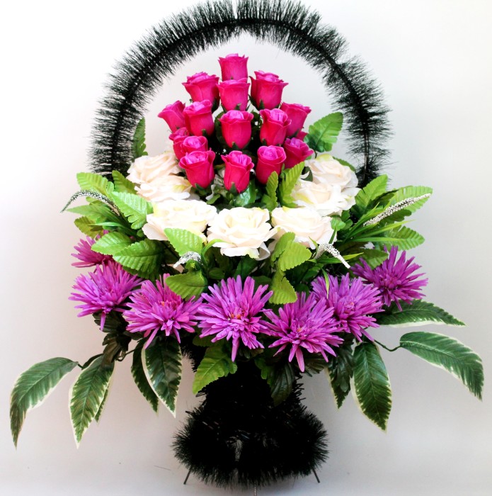 П038 Корзина декоративная ритуальная Н=0,87м