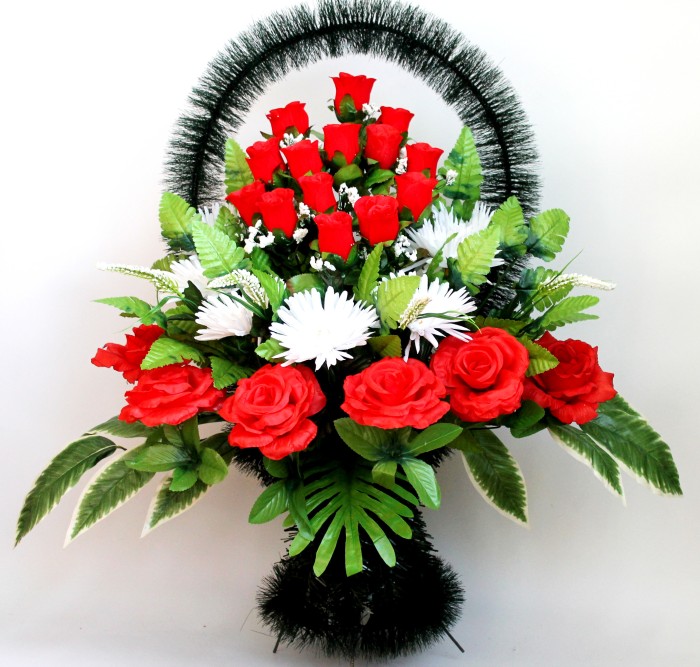 П038 Корзина декоративная ритуальная Н=0,87м