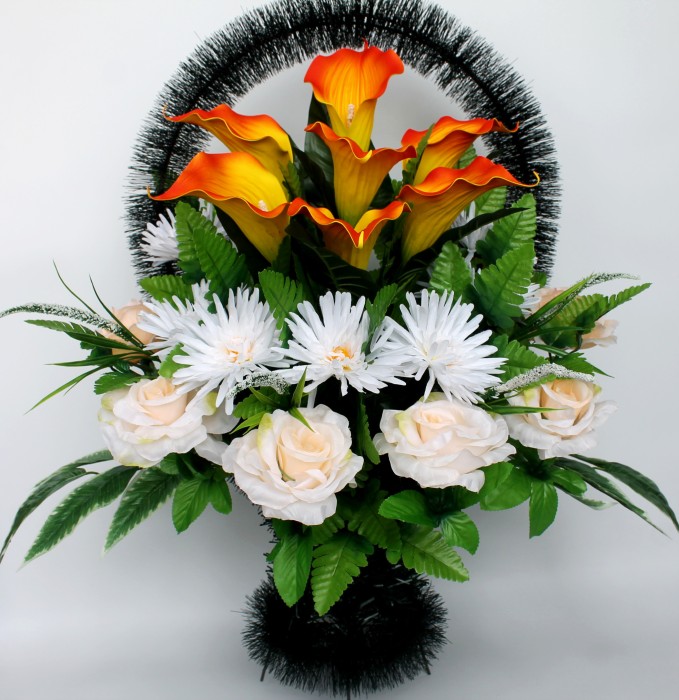 П038 Корзина декоративная ритуальная Н=0,87м