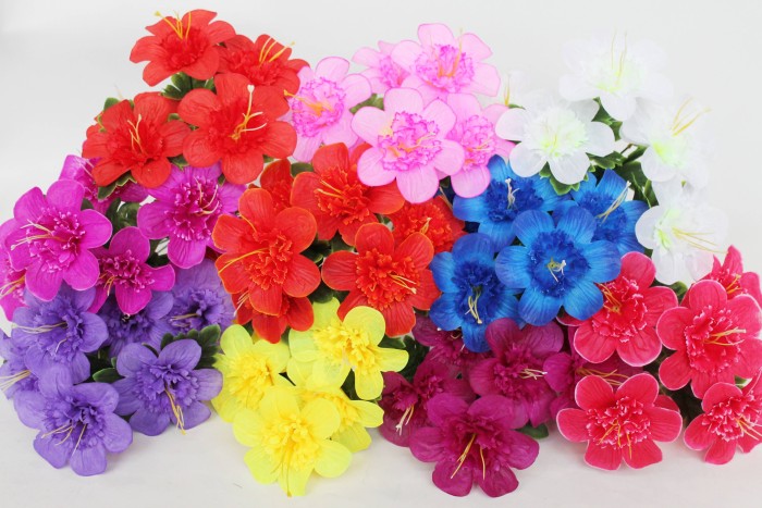 Б11955 Букет гвоздичный георгин 3 сл.6г."Незнайка"36см(50микс)