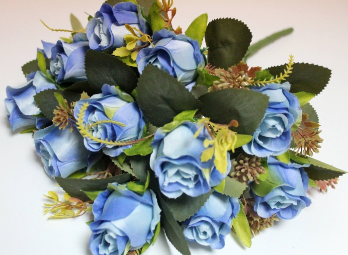 Б12239 Б/С Букет 12 голов бутон с дор.лист."Лапуля"45см(4микс)