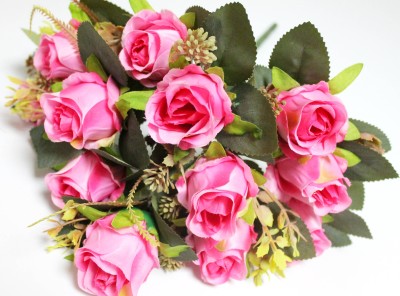 Б12239 Б/С Букет 12 голов бутон с дор.лист."Лапуля"45см(4микс)