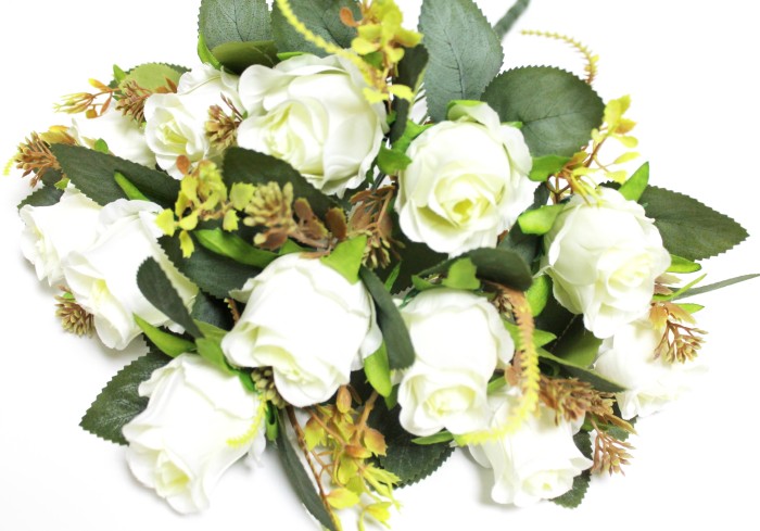 Б12239 Б/С Букет 12 голов бутон с дор.лист."Лапуля"45см(4микс)