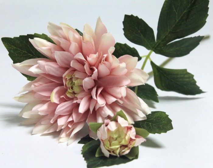 В12157 Б/С Хризантема большая гол.и бутон"Розовый фламинго"63см(3шт)