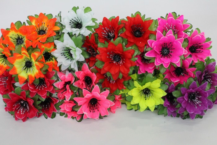 Б11566 Б/С Букет георгина в розетке"Кузя"5г.Н33см(40микс)