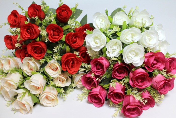 Б12022 Б/С Букет роз 12 крупных бутонов"Модный"48см(2шт)