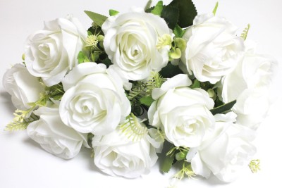 Б12241 Б/С Букет 11 голов крупных роз"Баронесса"Н50см(3микс)