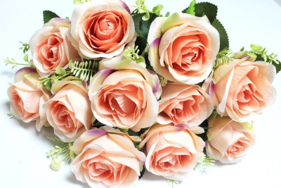 Б12241 Б/С Букет 11 голов крупных роз"Баронесса"Н50см(3микс)