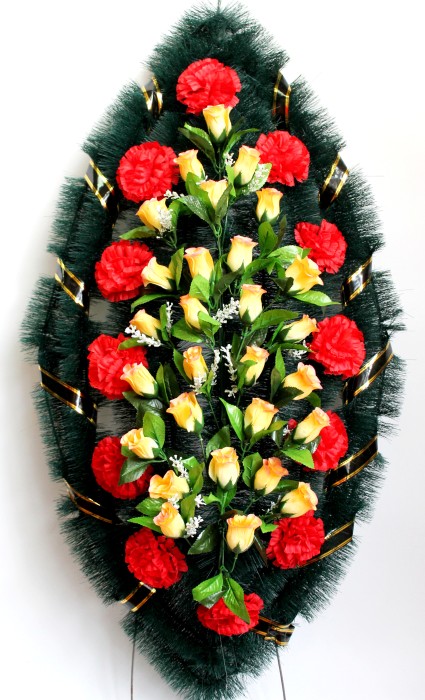 П096 Венок ритуальный Н=1,1м