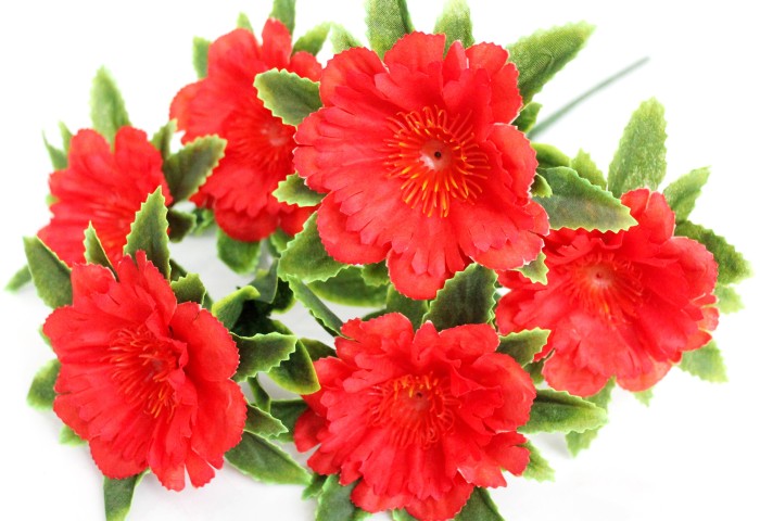 Б11956 Букет георгин 6 гол."Искристый"47см(20микс)