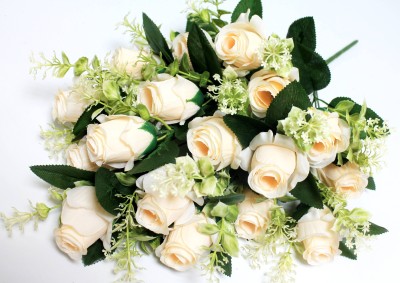 Б12024 Б/С Букет роз 18 бутонов с доб."Аваланж"52см(4микс)