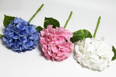 В12083 Б/С Гортензия (Real Touch) живая на ощупь(это не силикон!), голова 20см 58см