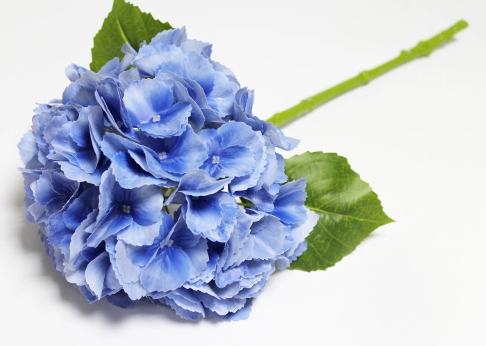 В12083 Б/С Гортензия (Real Touch) живая на ощупь(это не силикон!), голова 20см 58см