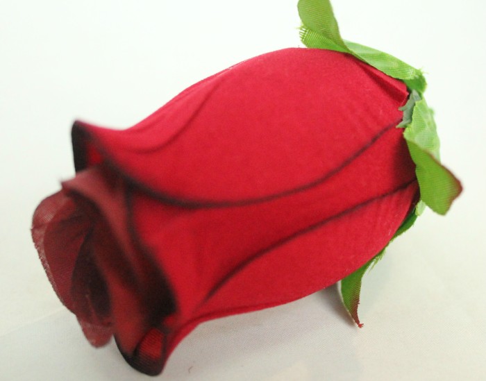 Г9420 Роза бутон высок.бархатн."Гранат"Н10см(20шт)