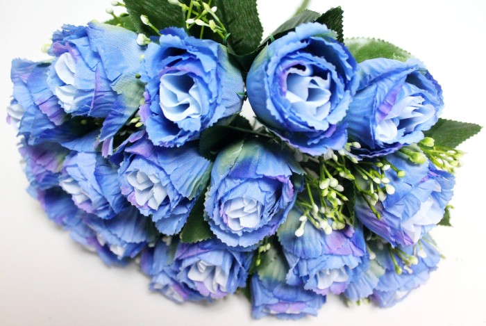 Б12025 Б/С Букет роз крупных 18г."Сильва пинк"38см(3микс)