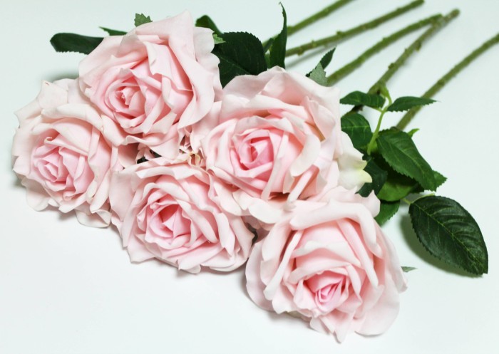 О12084 Б/С Роза (Real Touch) живая на ощупь(это не силикон!)44см