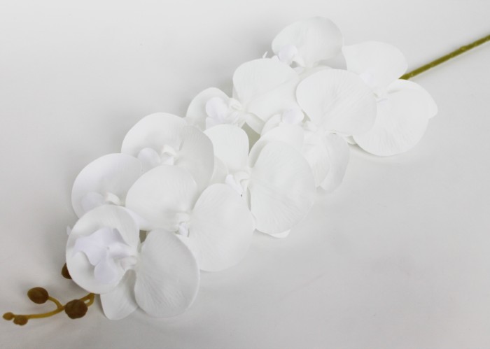 В10672 Б/С Орхидея 11 расцветок 9 голов латекс 3D Los Angeles 95см(4шт)