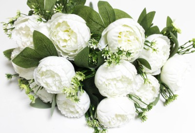 Б12243 Б/С Букет 12 голов пион"Император"с дорог.лист.43см(4микс)