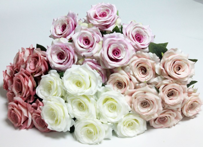 Б12162 Б/С Букет роз 7 гол."Искренность"42см