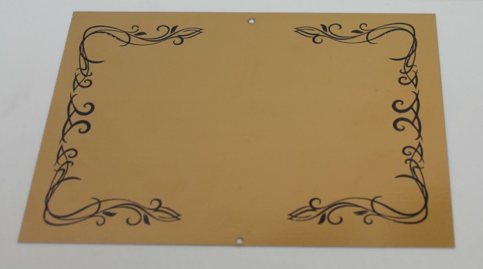 Р1115 Б/С Табличка метал с компл.букв ШИРОК.-10 шт(240*185)