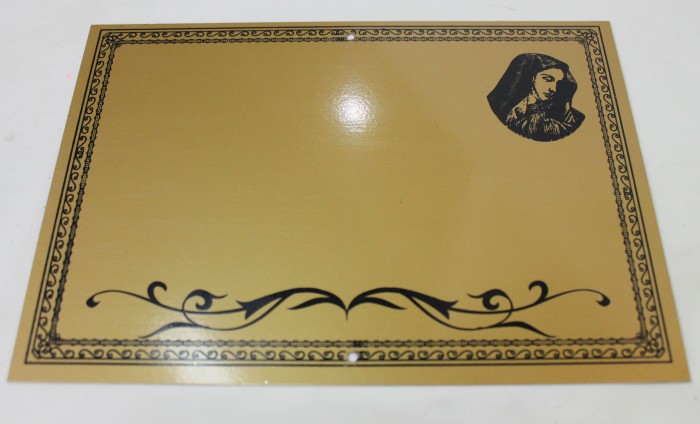 Р1115 Б/С Табличка метал с компл.букв ШИРОК.-10 шт(240*185)