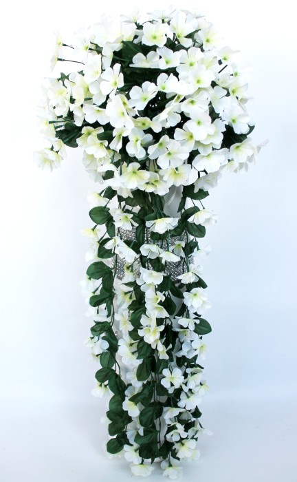 Б11810 Б/С Фиалка ампельная длинная  204 цветочка 80см 