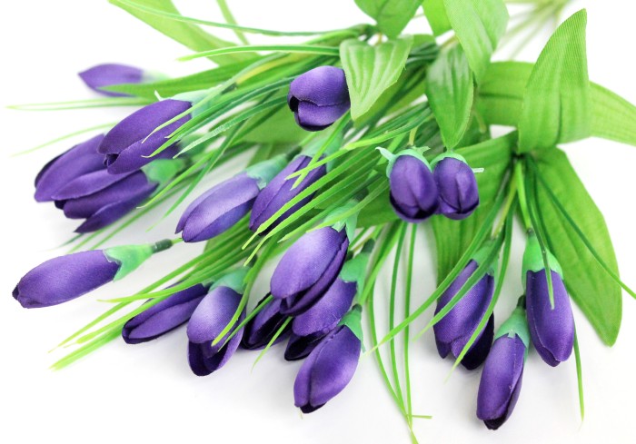 Б10501 Б/С Букет крокусов"Ералаш"21голова Н37см(20микс)