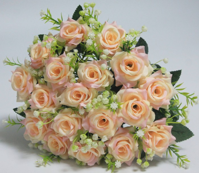 Б12165 Б/С Букет роз 18 гол."Эвелина"38см(10шт)