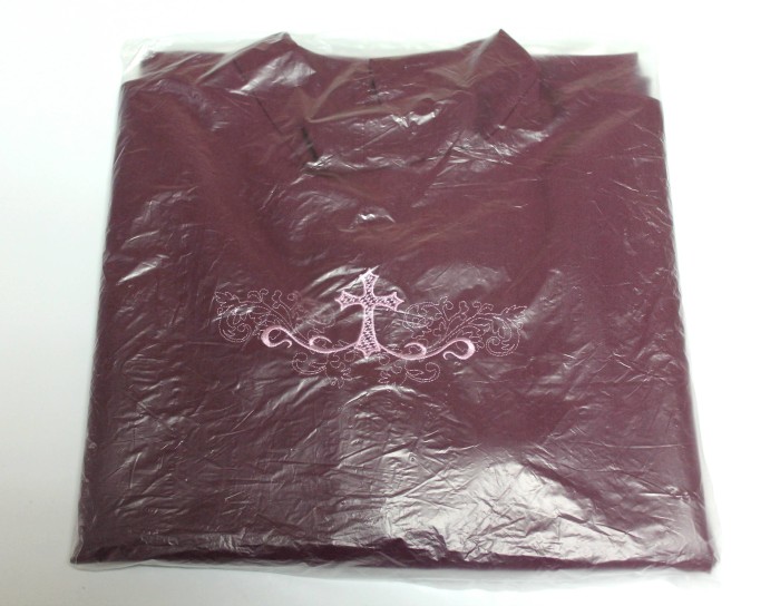 Р3849 Платье воротник стойка с вышивкой