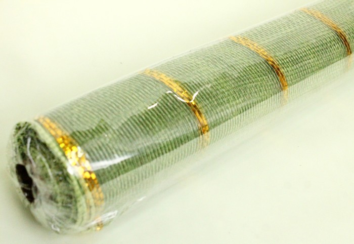 ЛС1519 Б/С Сетка золотая полоса (53см-7,3м)