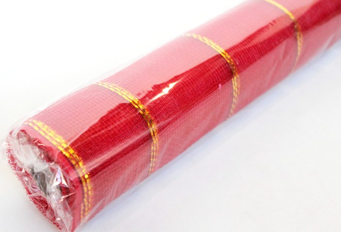 ЛС1519 Б/С Сетка золотая полоса (53см-7,3м)