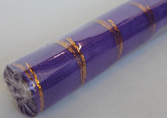 ЛС1519 Б/С Сетка золотая полоса (53см-7,3м)